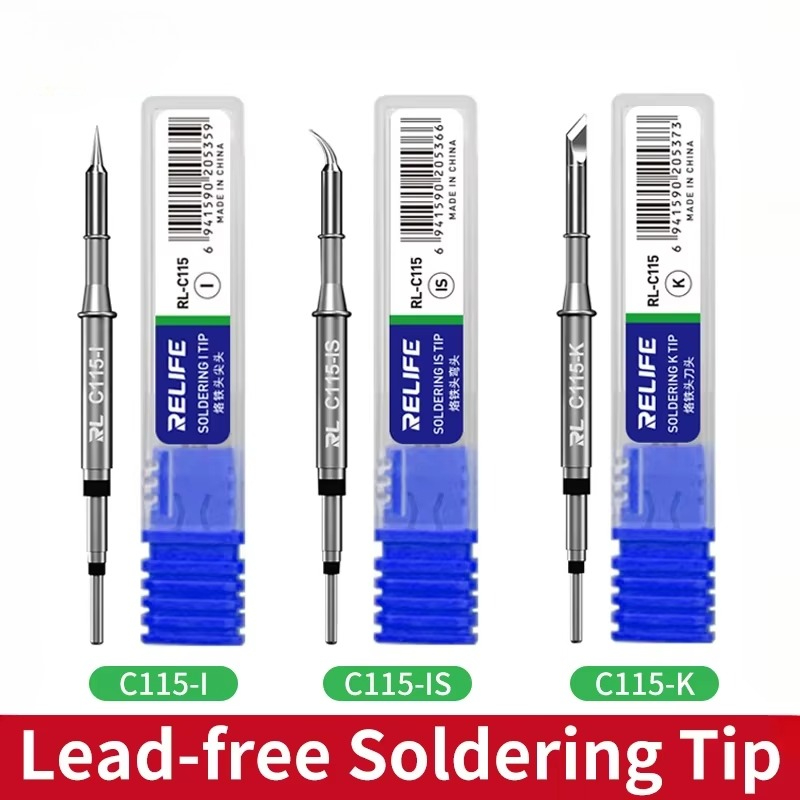 C115 Nano Soldering Iron Station - RELIFE C115-K/I/IS Универсальный наконечник для паяльника