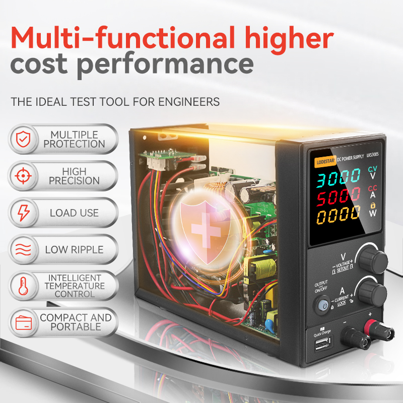 LODESTAR 30В 5А/10А Регулируем – обзор и цена High Precision Dc Power Supply 30V 10A