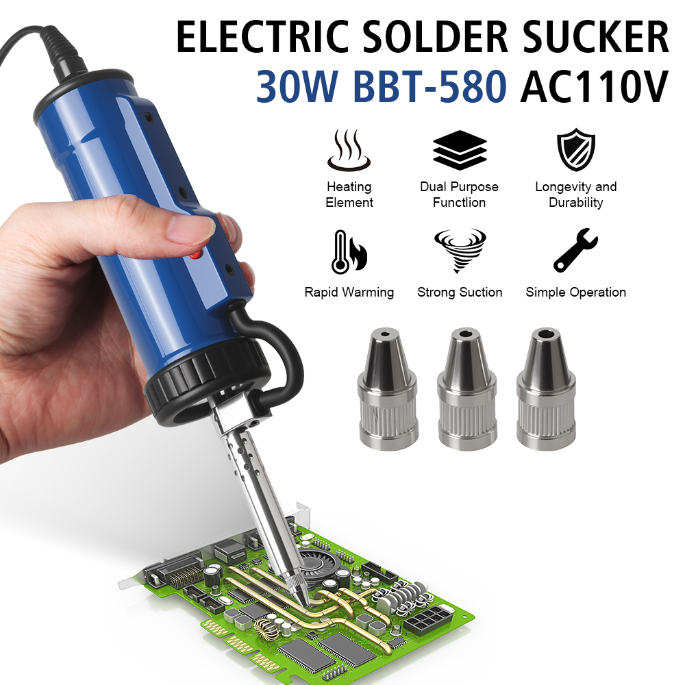Новая машина для распайки, оло – обзор и цена Desoldering Pump Electric Vacuum Station